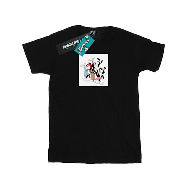 Animaniacs Girls Ta Da Bomull T-shirt 3-4 år Svart Black 3-4 Years