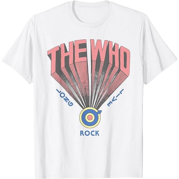 The Who Unisex Vuxen Long Live Rock Bomulls T-shirt M Vit White M