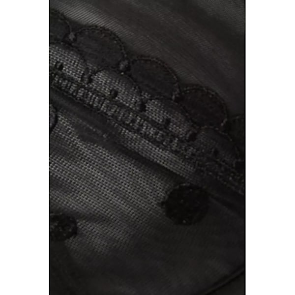 Underbar Dammode/Dam Prickig Broderad BH 34FF Svart Black 34FF