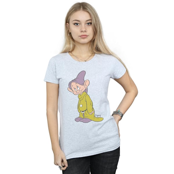 Disney Womens/Ladies Classic Dopey Bomull T-shirt L Sports Grey Sports Grey L