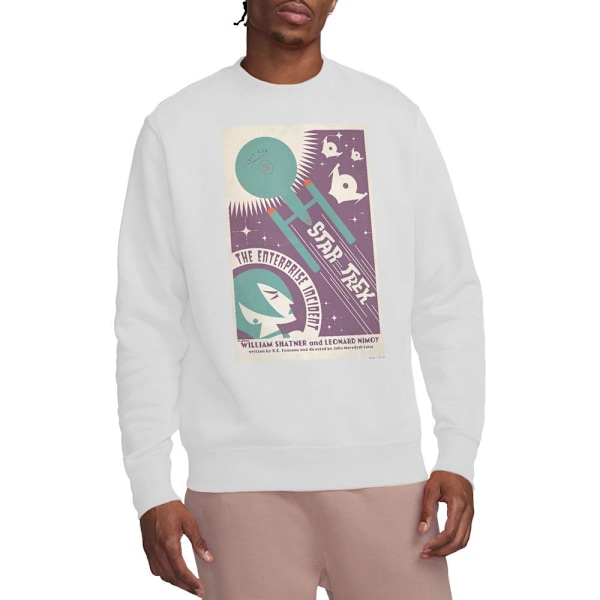 Star Trek Unisex Vuxen The Original Series Avsnitt 57 Sweatshirt White L