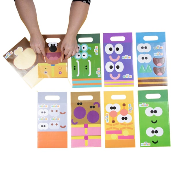 Hey Duggee Anpassningsbara Festpåsar (Förpackning om 8) En Storlek Flerfärgad Multicoloured One Size