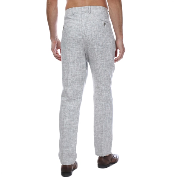 Guide London Herr Triple Färgad Garn Texturerad Vävd Slim Suit T Blue 40R