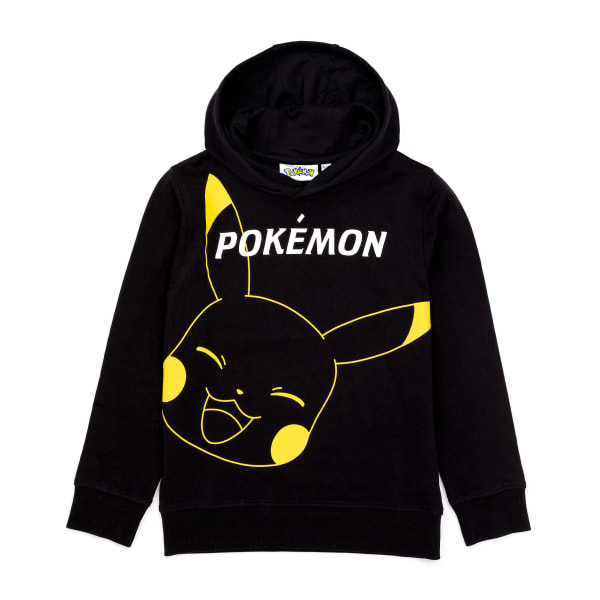 Pokemon barn/barn Pikachu hoodie 4-5 år svart Black 4-5 Years
