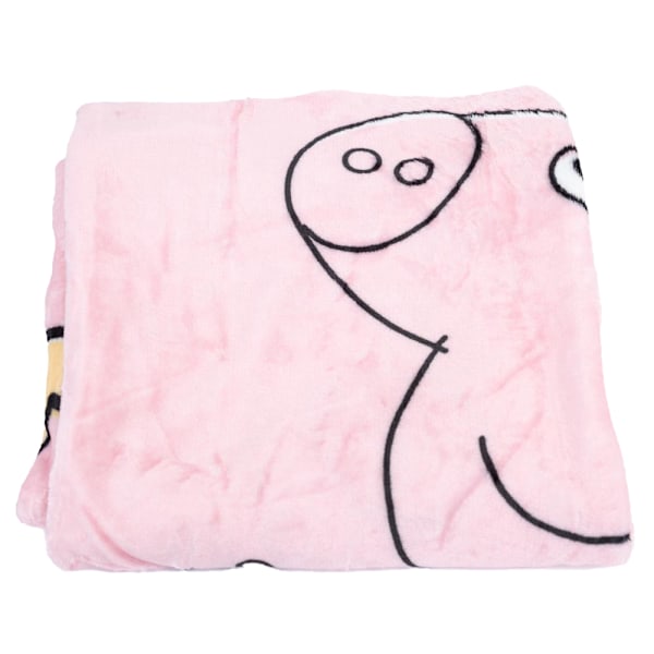 Greta Gris Fleecefilt One Size Rosa Pink One Size