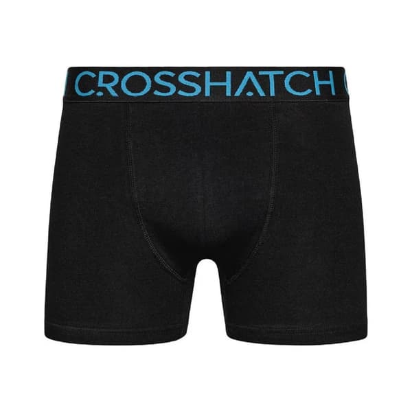 Crosshatch Herr Knightling Logo Boxertrosor (3-pack) S Blå Blue/Black S