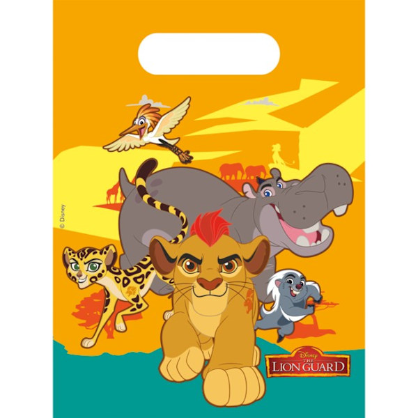 The Lion Guard Safari Party Bags (6-pack) En Storlek Flerfärgad Multicoloured One Size