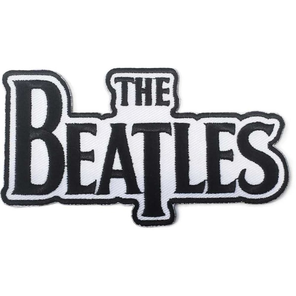 Beatles Drop T-logotypen stryks på lappen One Size Svart/Vit Black/White One Size
