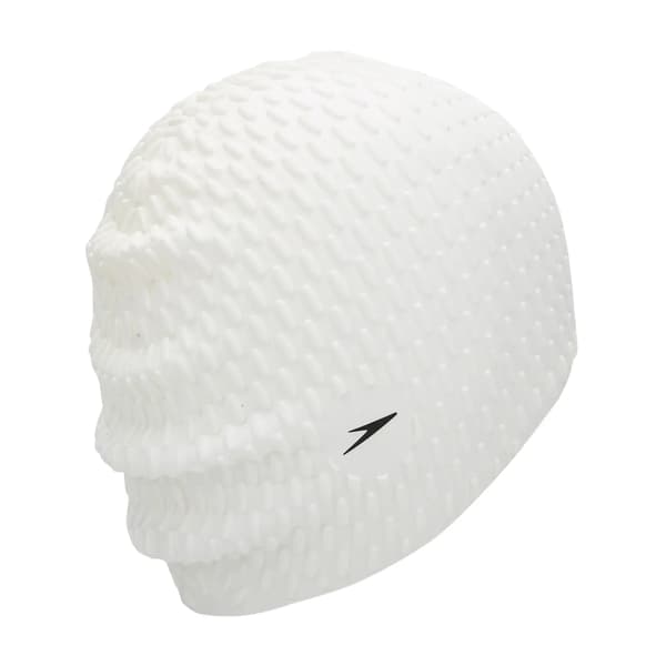 Speedo Unisex Vuxen Bubble Badmössa One Size Vit White One Size