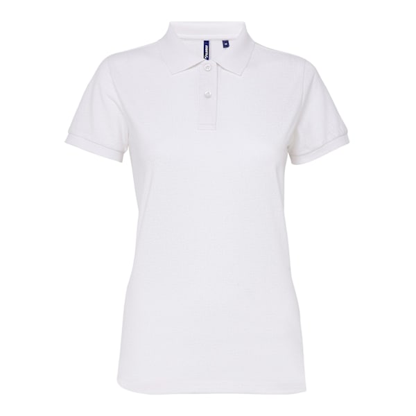 Asquith & Fox Dam/Dam Short Sleeve Performance Blend Polo White M