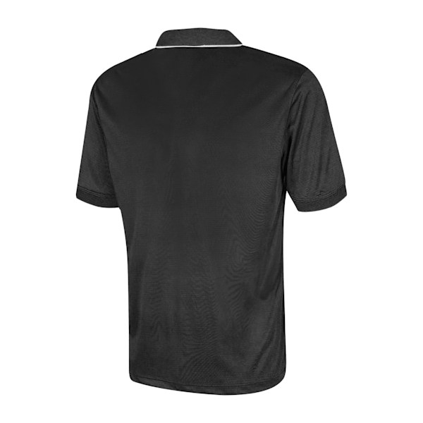 Under Par Herr Våffelstickad Pikétröja S Svart Black S