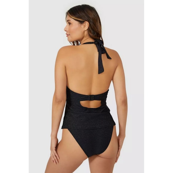 Underbar Dam/Dam Sparkle Icke-Vadderad Tankini Top 32FF Svart Black 32FF