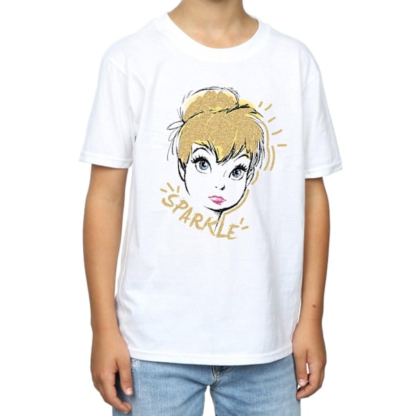 Disney Boys Tinkerbell Sparkle T-Shirt 5-6 år Vit White 5-6 Years