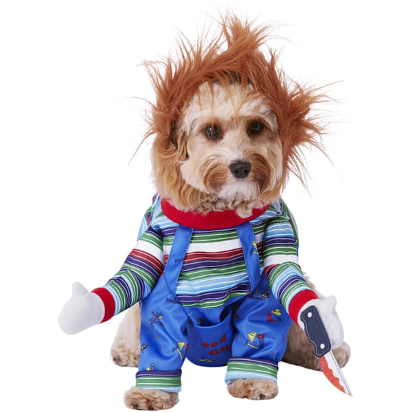 Chucky Husdjurskostym Set S Flerfärgad Multicoloured S