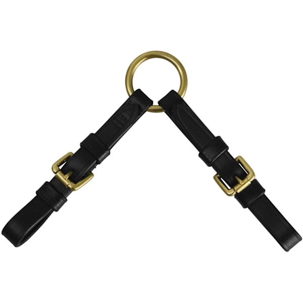 Hy Läderhästkoppling En Storlek Svart Black One Size