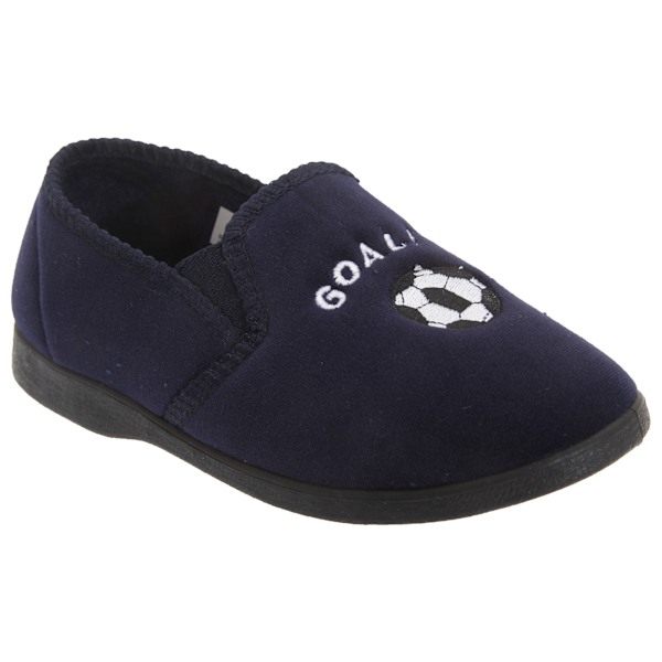 Zedzzz Kids Boys Midfield Twin Gusset Fotbollstövlar 13 UK J Navy Blue 13 UK Junior