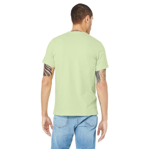Canvas unisex jersey T-shirt med rund hals / kortärmad herr T-Sh Vintage Black L