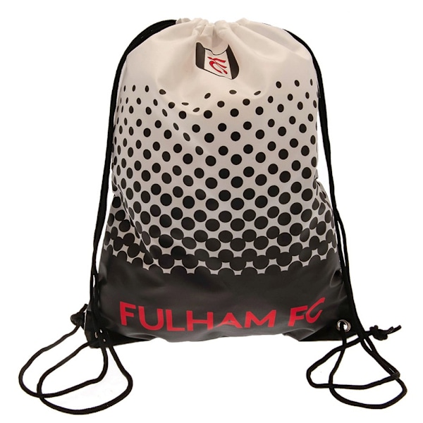 Fulham FC Dragsnöre Väska One Size Svart/Vit Black/White One Size
