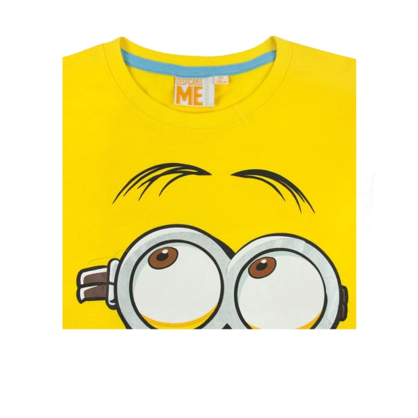 Despicable Me Childrens/Kids Minions Face Short Pyjamas Set 6 Ye Yellow/Blue 6 Years