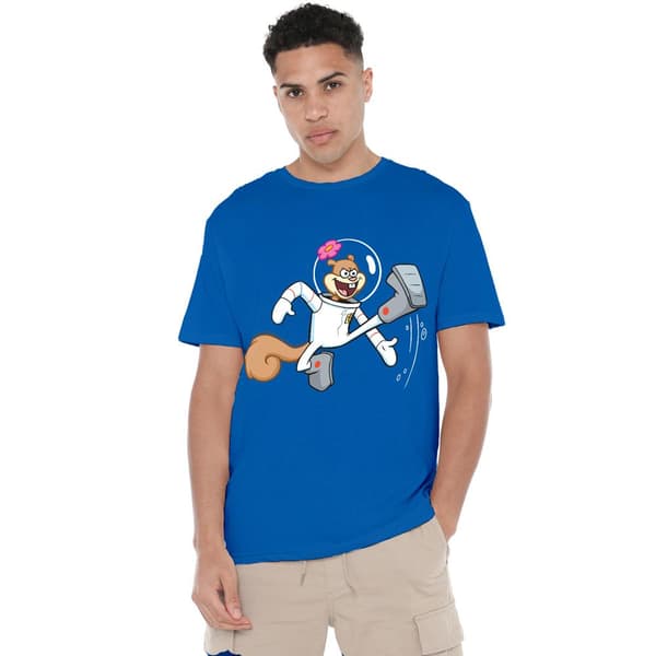 SpongeBob SquarePants Herr Karate Sandy Cheeks T-Shirt M Kunglig Blå Royal Blue M