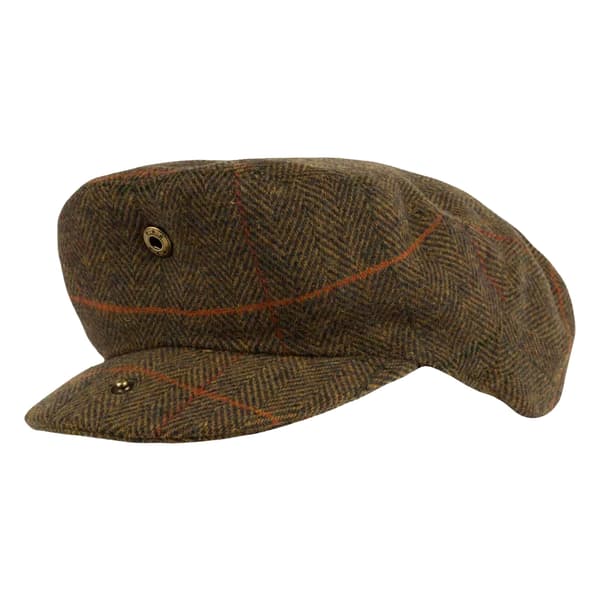 Jack Pyke Herr Tweed Flat Cap 57cm Brun Brown 57cm