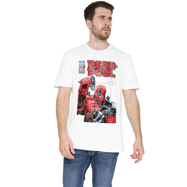 Deadpool Herr Comic Cover T-Shirt S Vit White S