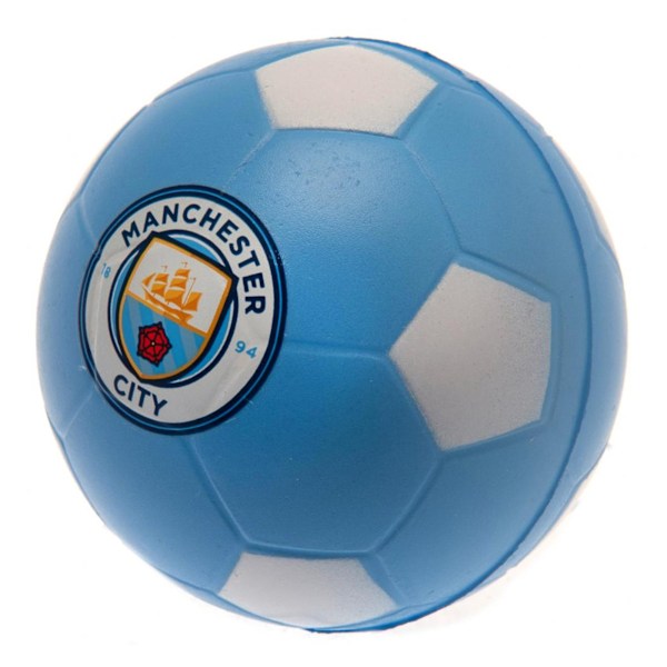 Manchester City FC Stressboll En Storlek Blå Blue One Size