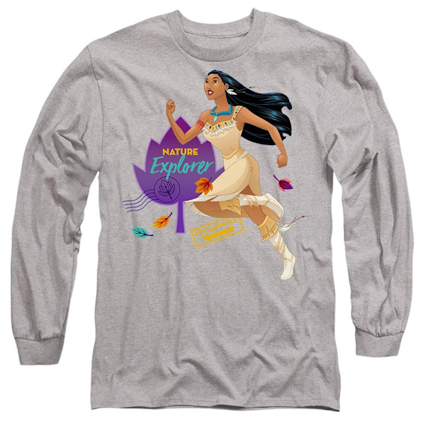 Pocahontas Unisex Vuxen Natural Explorer T-Shirt XXL Sport Heat Sport Heather XXL