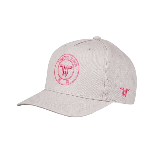 Tokyo Time Unisex Vuxen Core Logo Baseball Cap En Storlek Grå/Rosa Grey/Pink One Size