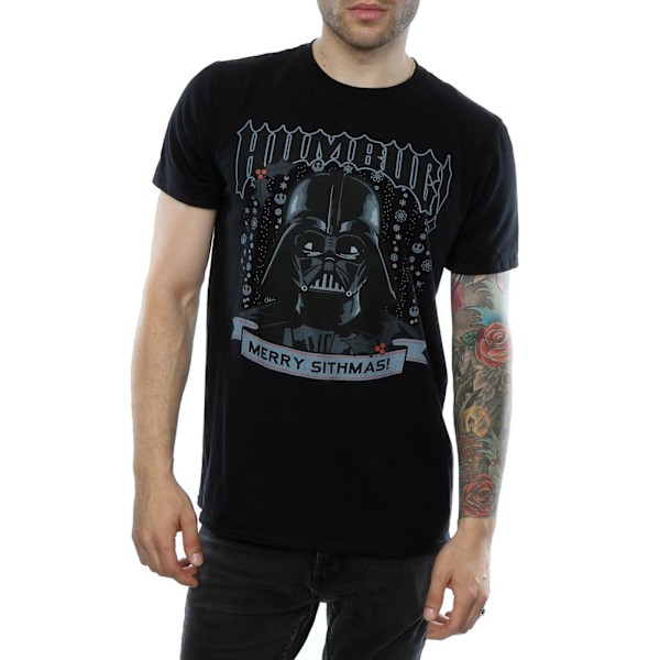 Star Wars Jul Darth Vader Humbug T-shirt L Svart Black L