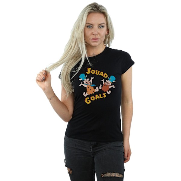 The Flintstones Dam/Damer Squad Goals Bomull T-shirt XL Svart Black XL