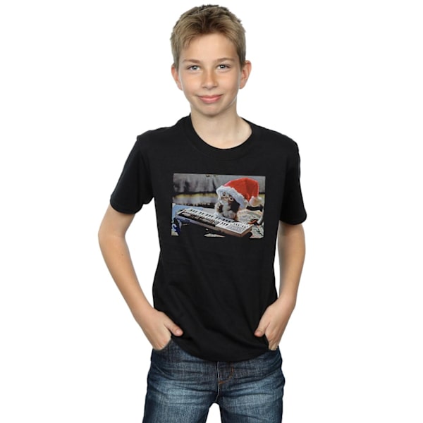 Gremlins Pojkar Mogwai Julhatt T-Shirt 7-8 År Svart Black 7-8 Years