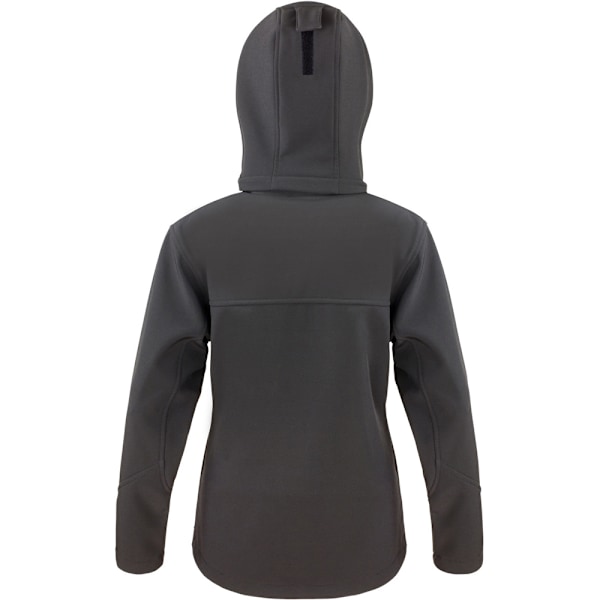 Result Core Dam/Dam Lite Huvförsedd Softshelljacka L Svart/ Black/Grey L