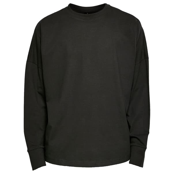 Bygg ditt varumärke herr Cut-On Oversized långärmad T-shirt M B Black M