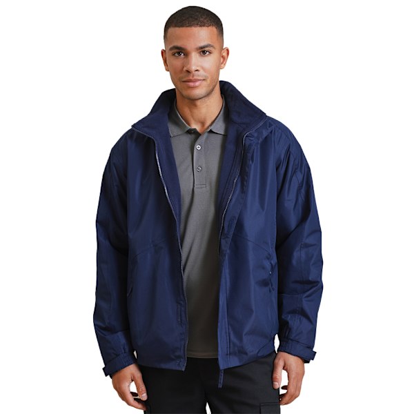 Premier Unisex Vuxen Selsey Hydrochecker Vattentät Jacka 4XL Navy 4XL