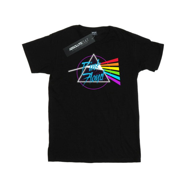 Pink Floyd Neon Darkside T-shirt för män M Svart Black M