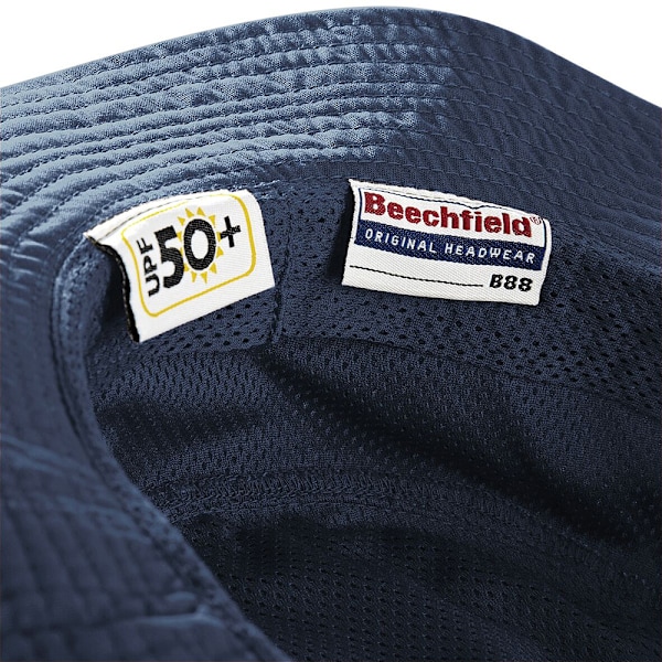 Beechfield Summer Cargo Bucket Hat / Huvudbonad (UPF50-skydd Navy One Size