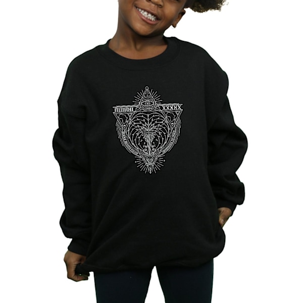 Fantastiska vidunder Girls Wizard Killer Icon Sweatshirt 5-6 år Black 5-6 Years