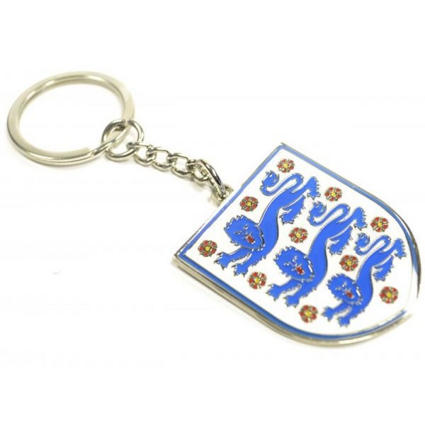 England FA Crest Nyckelring One Size Vit/Blå White/Blue One Size