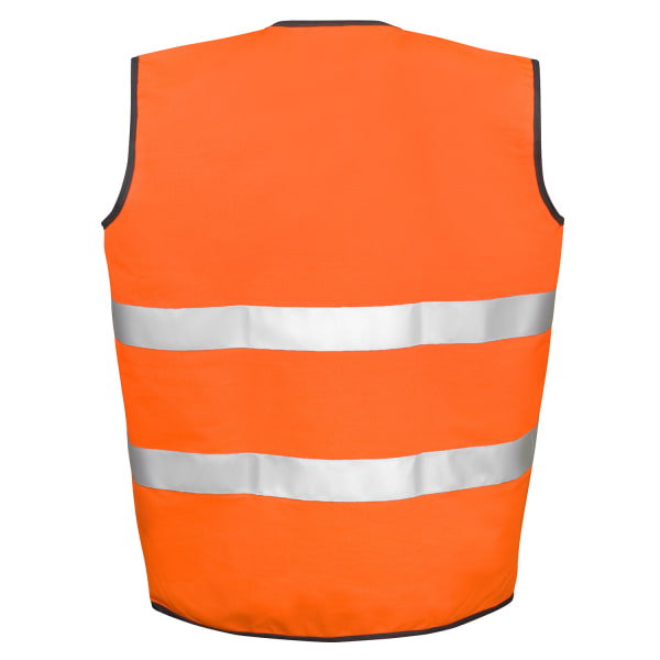 SAFE-GUARD by Result Unisex Adult Bilist Safety Vest Top SM Fluorescent Orange S-M