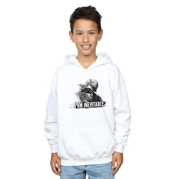 Marvel Pojkar Avengers Endgame I Am Inevitable Hoodie 7-8 År W White 7-8 Years