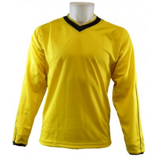 Carta Sport Unisex fotbollströja för vuxna S Gul/Svart Yellow/Black S
