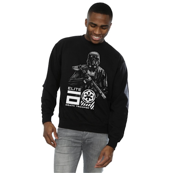 Star Wars Mens Rogue One Elite Death Trooper Sweatshirt L Svart Black L