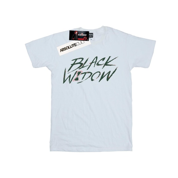 Marvel Boys Black Widow Film Alt Logo T-shirt 12-13 år Whit White 12-13 Years