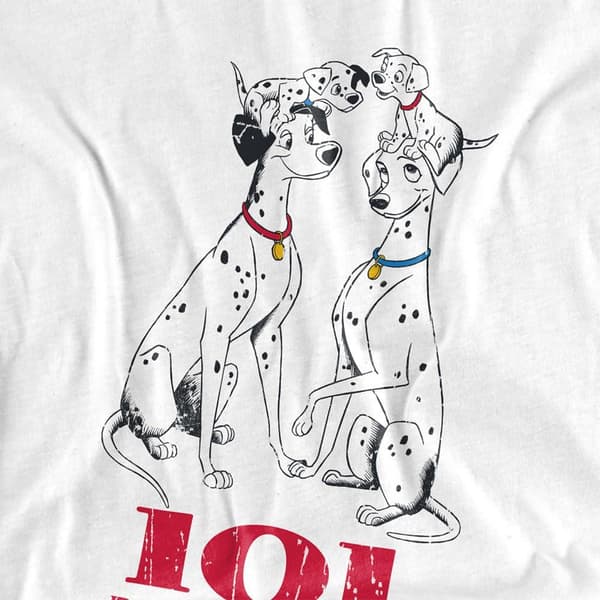 101 Dalmatiner Herr T-Shirt M Vit White M