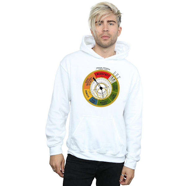 Fantastiska vidunder Mäns hotnivå Hoodie 3XL Vit White 3XL