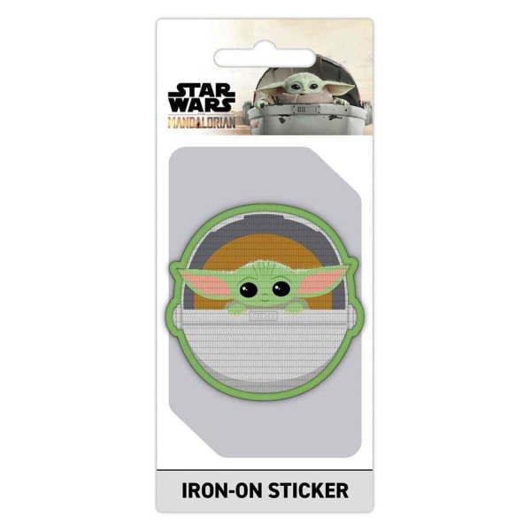 Star Wars: The Mandalorian Broderad The Child Stryk-på-lapp Grey/Green One Size
