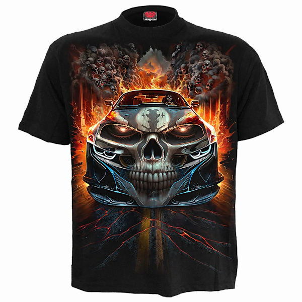 Spiral Direct Unisex Adult Speed Freak T-shirt XXL Svart Black XXL