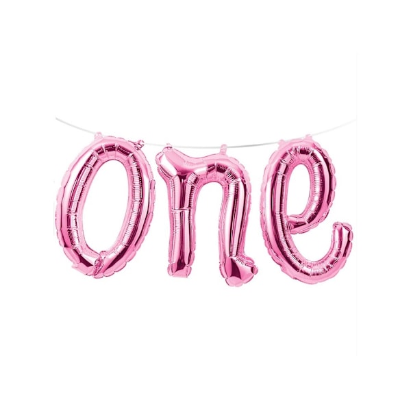 Spot on Gifts 1:a födelsedag folieballong En storlek Rosa Pink One Size