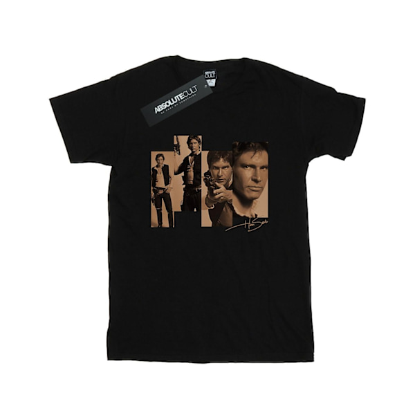 Star Wars Mens Han Solo Photoshoot T-Shirt S Svart Black S